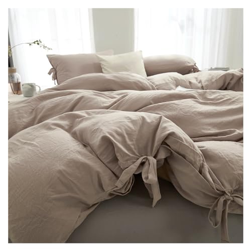 Ensemble de literie double queen size avec housse de couette design bandage chic