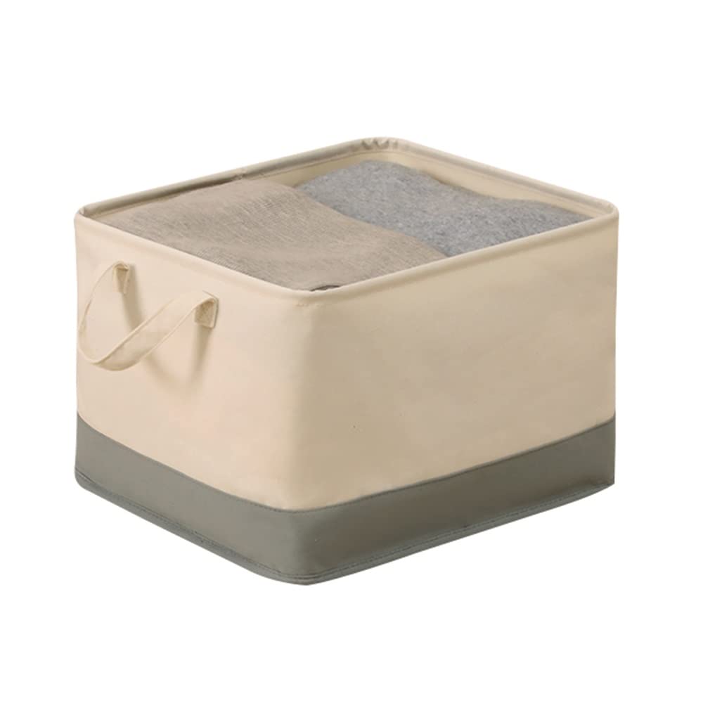 ETRGFTHU Clothes Storage Basket Household Foldable Dirty Laundry Basket Under-bed Debris Storage Environmentally Friendly and Odorless Multi-scene Storage(C,50cm*40cm*33cm)