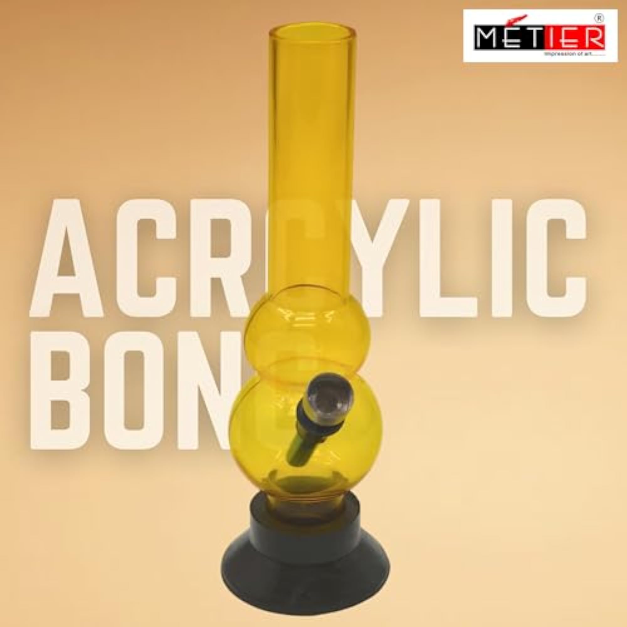 12 Inch Water Pipe Acrylic Bong, Compact and Durable
