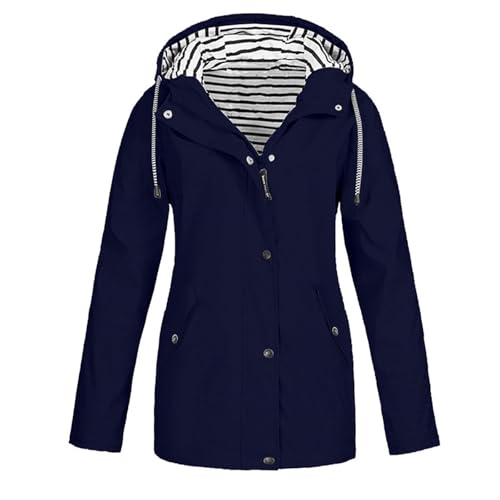 Manteau chaud femme imperméable pour affronter le vent et la pluie