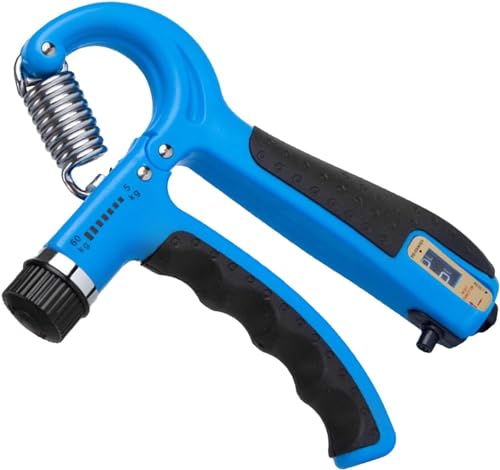 Hand Grip Com Mola Ajustável E Contador Fortalecedor De Mão Antebraços Até 60 kg Exercitador De Punh