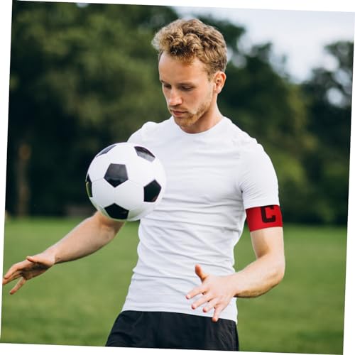 Sports Accessories Soccer Balls for Kids Accessories for Girls Adjustable Sports Armbands Captains Armband Soccer Football Bands Red Badge Player Utensils
