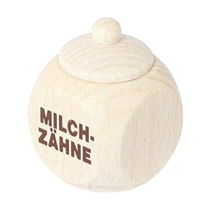 Bartl 103452 melktanddoos – houder – van hout – met opschrift – perfect als klein geschenk