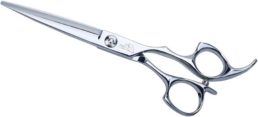 (6.0 Inch Cutting) - EAGLE SHARP Haircutting Scissor Shears Professional for Hairdresser/Stylist Cutting Hair Right Hand 15cm Convex Edge Blade 440c Stainless Steel Forged(15cm Cutting)