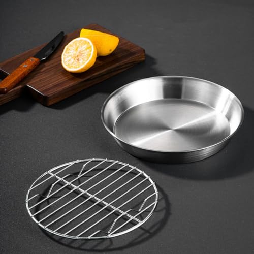 Plaque de cuisson acier inoxydable plat four et barbecue métallique - 6