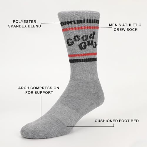 Bioworld Chucky Good Guys Mens Athletic Crew 3 Pack2