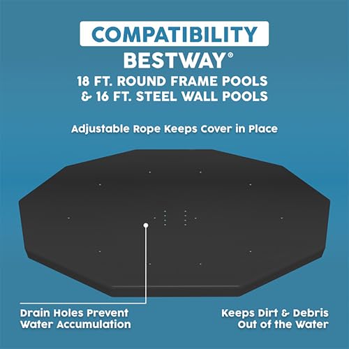 Cobertor redondo para piscina 18' Bestway miniatura 4