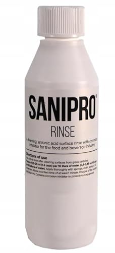 SaniPro Rinse 250 ml – Star San Alternative – Stérilisateur pour stériliser les accessoires de brassage, nettoyage de bouteilles