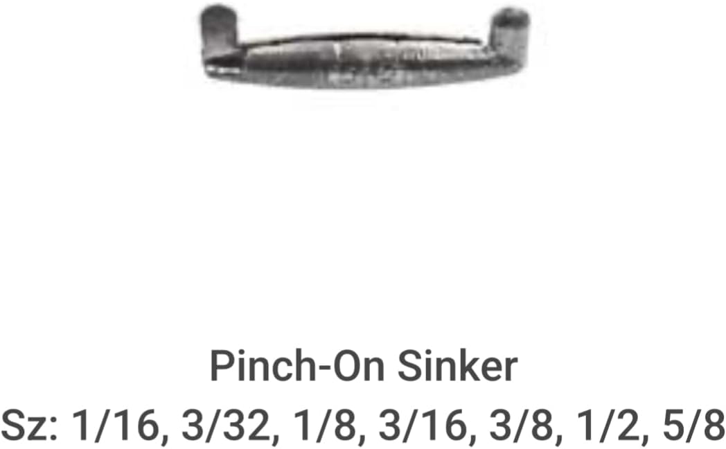 Do It Pinch-On Sinker Size 1/16, 3/32, 1/8, 3/16, 3/8, 1/2, 5/8 Oz. Do it Mold 1126 Cavities 7 Total