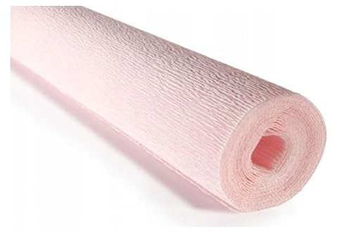 Premium Italian Crepe Paper Roll Heavy-Weight 180 gram - 569 Flat Pink