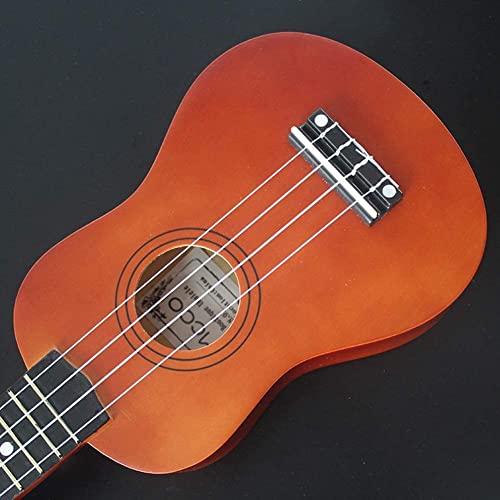 Muwiz Guitar Kit, String Instrument Electronic Guitar Acoustic Guitar Ukulele Fingerstyle Good Sound Quality Beginner Student Practice Singing Can Carry (Color : Red, Size : Long-53Cm) #TOP3