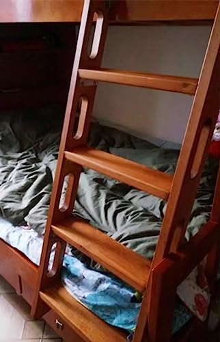 Escalera de madera para caravanas y literas de apartamentos pequeños 7