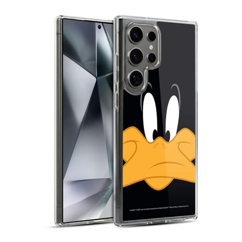 Head Case Designs Officially Licensed Looney Tunes Daffy Duck Full Face Gel Case [Military Grade Protection] Compatible with Samsung Galaxy S24 Ultra 5G and Compatible with MagSafe