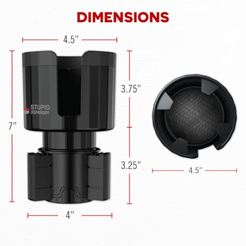Portavasos Universal Ajustable para Vehículo Negro miniatura 5