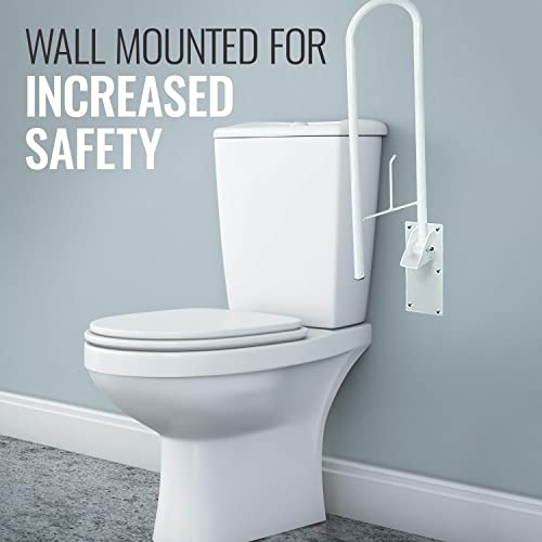 Barre d'appui rabattable blanche pour douche haut de gamme - 2