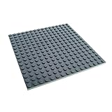 Stück Nummer: 91405 LEGO System: 1 Bauplatte dunkelgrau mit 16x16 Noppen beidseitig bespielbar 91405