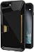Silk iPhone 7 Plus/8 Plus Rugged Wallet Case - Vault Armor Wallet for iPhone 7+/8+ [Protective Non-Slip Grip Credit Card Cover] - Jet Black