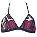 ARENA - Costume da Bagno da Donna Tulum con Laccetto Posteriore, Donna, Costume da Bagno da Donna, 2A843-50, Blu Marino/Rosso, 30