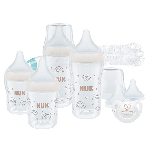 NUK Perfect Match Perfect Start Babyflaschenset | Ab 0 Monate | Passt sich...