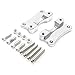 TYMMC Front Quarter Panel Risers Spacer Mount For Harley Davidson Up -(Chrome) -(Aluminum) ZZ1673