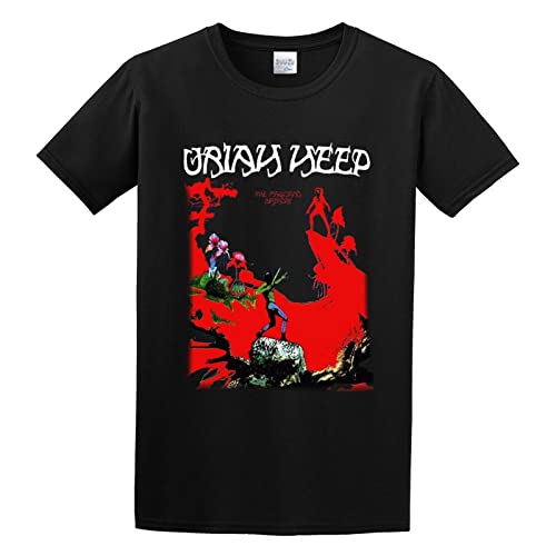 KAQlMAO Uriah Heep The Magicians Birthday- Camiseta vintage de manga corta divertida para cumpleaños, color negro, Negro, XXL