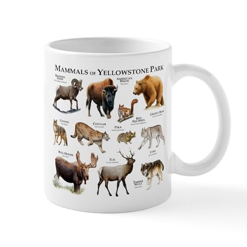 Taza Café Cerámica 11 oz Mamíferos Yellowstone miniatura 1