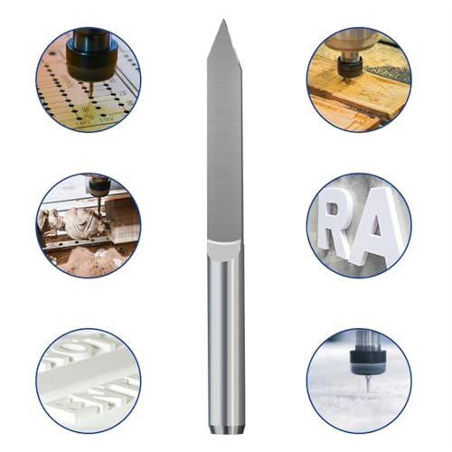 Fraise de gravure PCB anti-vibration mèche 4mm pour bois CNC - 5