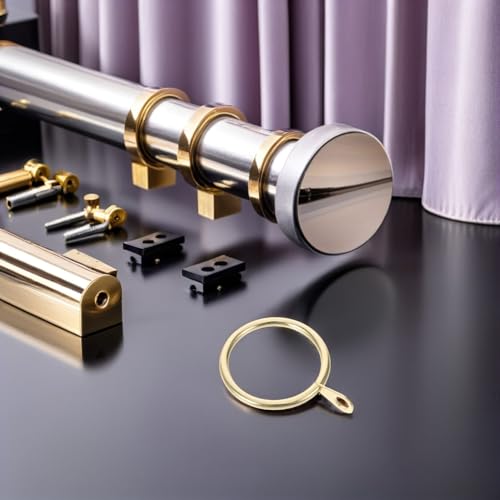 Anillas para cortinas de metal en ventanas y baños modernos pack de 30 8