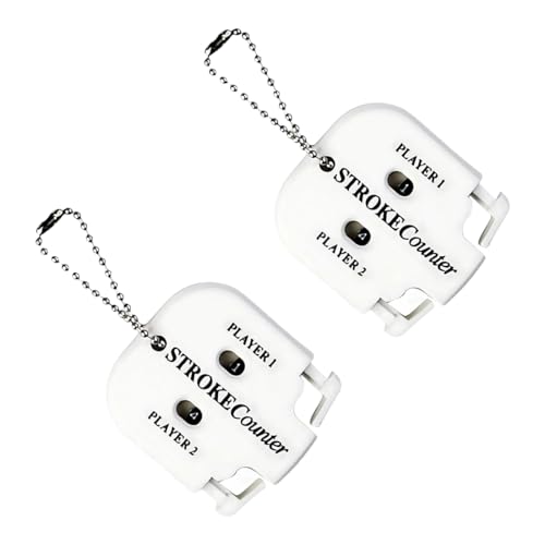 Contador de Golpes de Golf, 2 Piezas, Cuenta Digital de Golpes, Contador Manual, Indicador de Puntuació, Ligero y Portátil, Ideal para Juegos De Pelota, Golf Accesorios para Juegos De Pelota