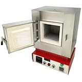 WYDDDARY Muffle Furnace 2012℉(1100 ℃) Hi-Temp Burnout Oven High Temperature Resistance Furnace 3000W Tabletop Stove High Temperature Burnout Kiln 110V