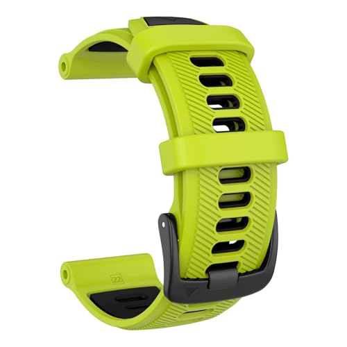Bracelet silicone 22mm anti-irritation pour Garmin Fenix 6 Pro et Forerunner