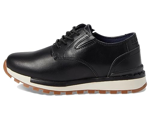 Image of Kenneth Cole REACTION Kids Kev Declan (Little Kid /Big Kid) - Sneakers for Kids - EVA Midsole - Rubber Outsole Black 12 Little Kid M