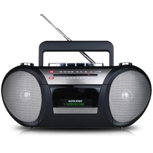 Reproductor de Cassette de Cinta portátil, FM, Am, Radio de Dos Bandas, reproducción, grabación, Altavoz Doble, Sonido AC DC, Modo Dual, máquina grabadora de Altavoces
