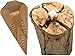 Produktbild Spaltgranate ca.1,6kg + 1x BILDMAGNET! Hochwertiger Spaltkeil Keil-Kreuzform Spezialstahl für Holz, Holzspaltung, Spaltaxt Spalthammer Holzspalter, Spaltwerkzeug, Drehspaltkeil Drehkeil Fällkeil, Gold