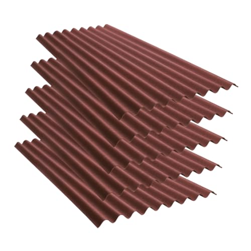 LIGHT - Lastra Monostrato Ondulata Da Copertura Base Rosso Intense 200x85 cm. (5)