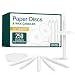 Concordia Supply 4.25" Candlelight Service Church Vigil Candles and 3" Paper Bobeche Candle Holders (Set of 250)