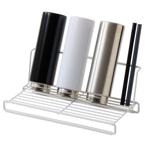�A�[�� SAKuRAKu �{�g���X�^���h �܂肽���ݎ� �z���C�g�O���[ ��W17×D32×H5.7�`11.9cm �X�g���[�����ĂĊ������� ���؂�X�^���h JIN-631