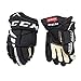 CCM JetSpeed FT485 - Guanti da hockey su ghiaccio da bambino, colore: Nero/Bianco