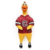 Littlearth NCAA Team Rubber Chicken Toy South Carolina Fighting Gamecocks