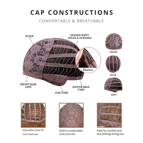 Perruque pour hommes raie latérale cheveux courts raides synthétiques - 6