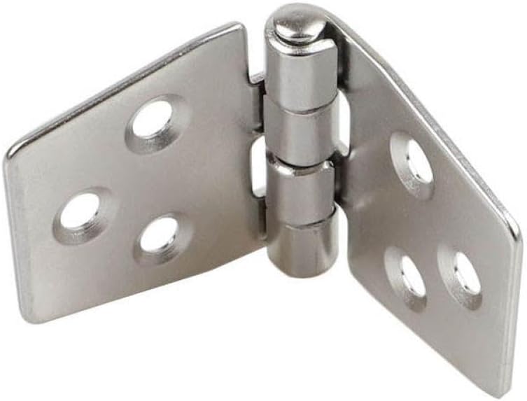 10Pcs 316 Stainless Steel Boat Hinge Strap for Deck Flush Mount Window Cabinet Door Marine Yacht RV Camper Compatible