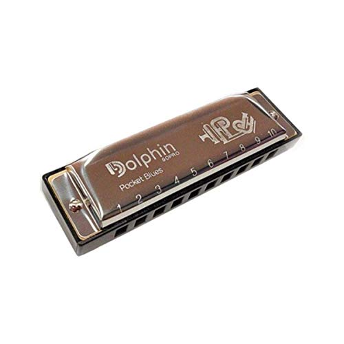 Gaita Pocket Blues Dolphin 6406, 20 Vozes Do Abs