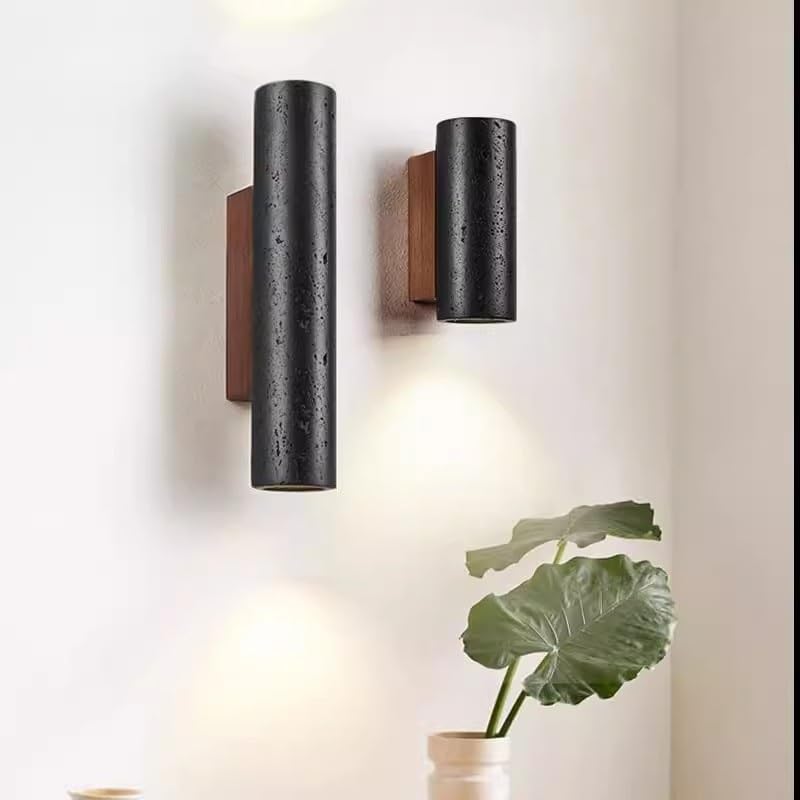 Lámpara de Pared Lineal Larga Aplique LED Negro Decoración Dormitorio 5
