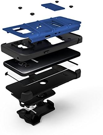 Samsung Galaxy S8 Plus Case, Zizo [Bolt Series] w/ [Galaxy S8 Plus Screen Protector] Kickstand [12 ft. Military Grade Drop Tested] Holster Clip - S8+