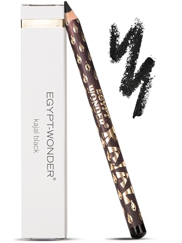 EGYPT-WONDER Kajal Schwarz – Tiefschwarzer Eyeliner für Smokey Eyes & präzise Lidstriche – Weich, langanhaltend, augenfreundlich & hautverträglich