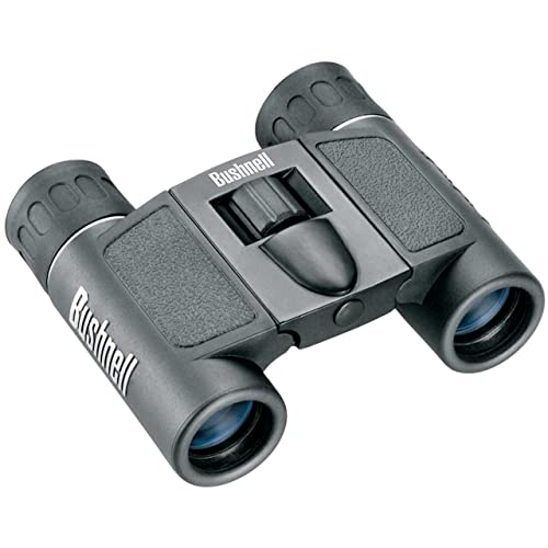 Bushnell Powerview 12x25 Compact Folding Roof Prism Binocular (Black)
