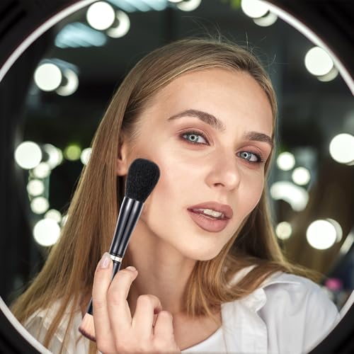 Conjunto de pincéis de maquiagem 4 em 1 All-in-One Base Blush Pincel de Sombra com Extremidade Dupla