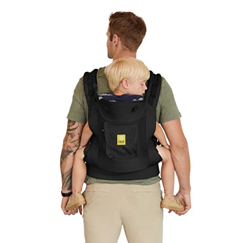 Líllébaby 3-In-1 Ergonomic Carryon Airflow - Toddler Carrier - With Lumbar Support & Breathable Mesh - For Children 25-60 Lbs - Perfect For Hiking, Travel And Everyday Family Events - Black #TOP1