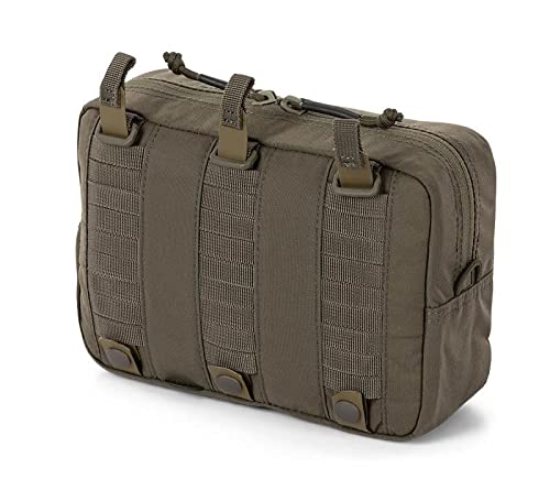 5.11 Tactical Unisex Flex 9.6 Backpack Pouch, Attachable Storage, Dual Zipper, 3.5 Liters, Ranger Green, Style # 56657 #TOP23