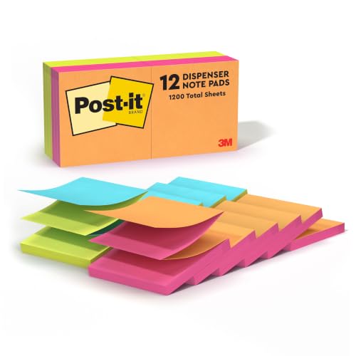 Post-it Pop-up Notes, 3 x 3 in, Poptimistic...